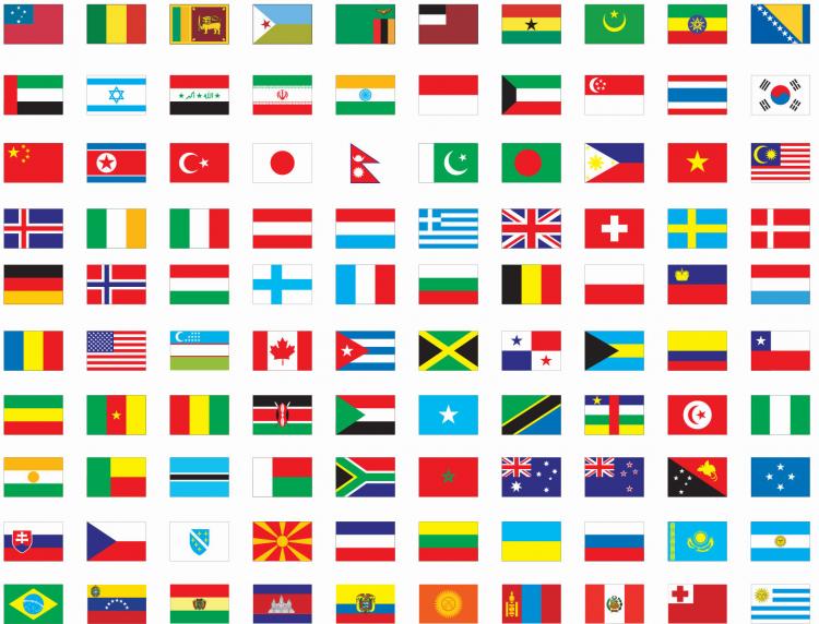 free vector Free Vector Flags of The World
